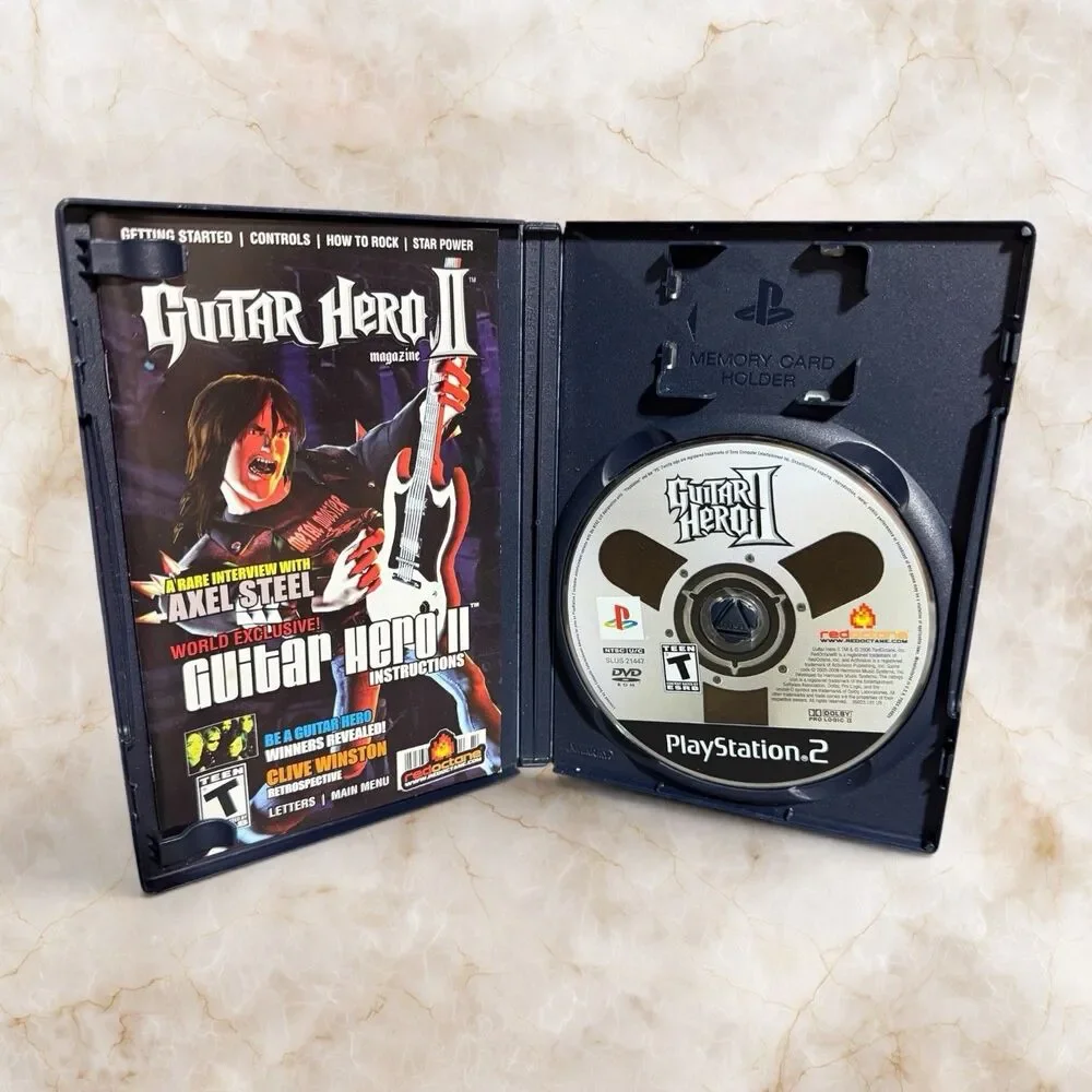 PlayStation 2 - Guitar Hero 2 - Case/Manual/Disc - Complete